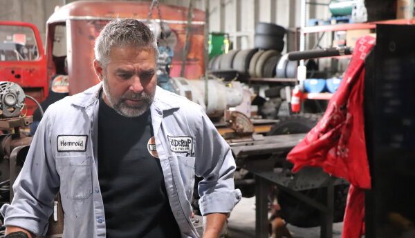 Straszydło na kołach i motocykl dla weteranów