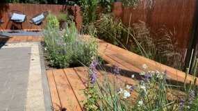 "Polowanie na ogród": taras na skarpie